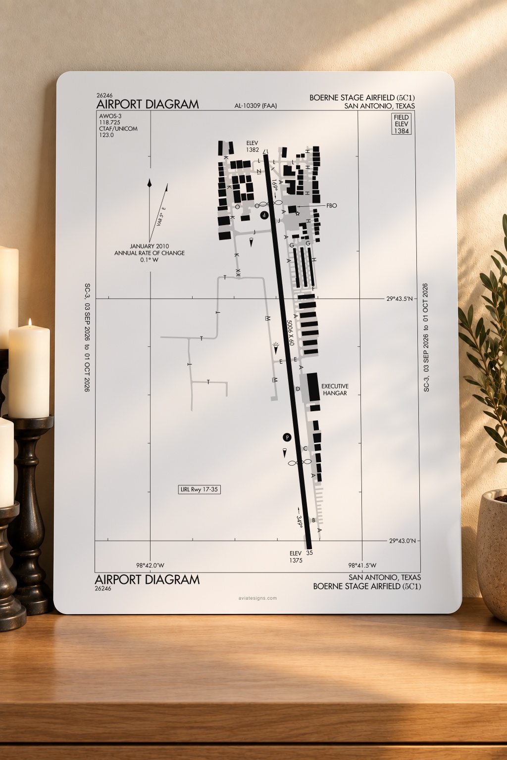 San Antonio 5C1 Airport Diagram