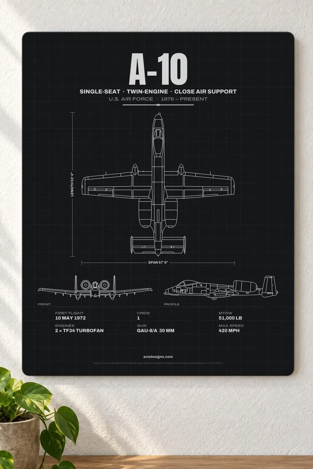 A-10 Technical Series Sign